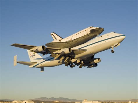 The Modified Boeing 747 Carrier Aircraft Carrying The Spac Flickr