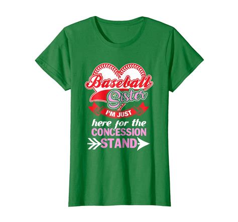 Tee Shirts Baseball Sister Im Just Here For Concession Stand T Shirt Wowen T Shirts And Tank Tops