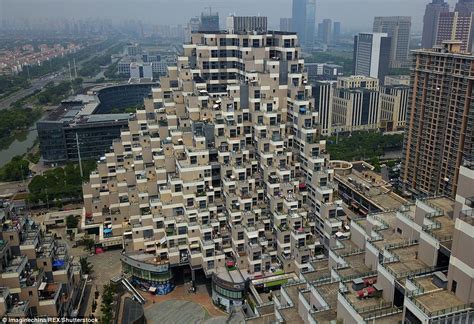 Bizarre Pyramid Shaped Building In China Becomes An Internet