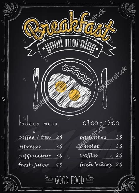 32 Breakfast Menu Templates Free Sample Example Format With