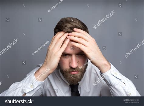 Portrait Very Sad Depressed Alone Disappointed Stock Photo 1288200184