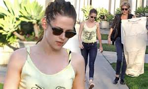 Kristen Stewart Is A Vision Of Spring In Bright Yellow As She Shops For