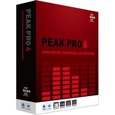 Bias Peak Pro 6 Audio Editing Software 667 100 012 762 Bandh
