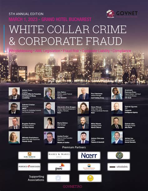 White Collar Crime Whistleblowing And Corporate Fraud Conference 2023