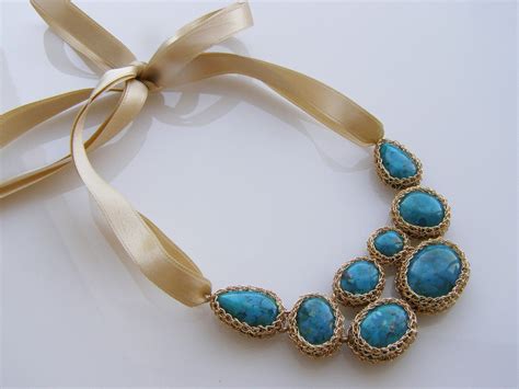 Statement Turquoise Necklace Bridesmaid Earrings Wedding Necklace