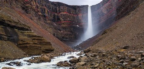 Henoss Waterfall In East Iceland