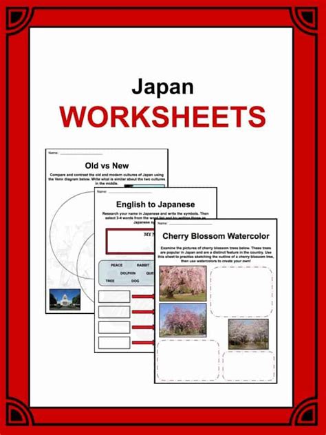 Japan Facts Worksheets History Culture And Geography For Kids