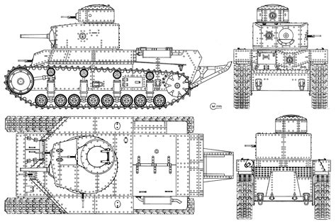 T 34 Tank Blueprints