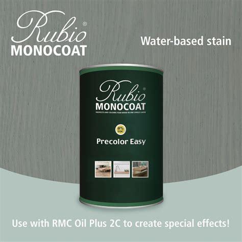 Rubio Monocoat Pre Colour Easy 1l Intense Black Monsoon Grey
