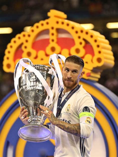 Sergio Ramos At The Celebration Of Real Madrids 12th Uefa Champions