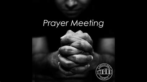 October 28 2020 Prayer Meeting Devotional Youtube