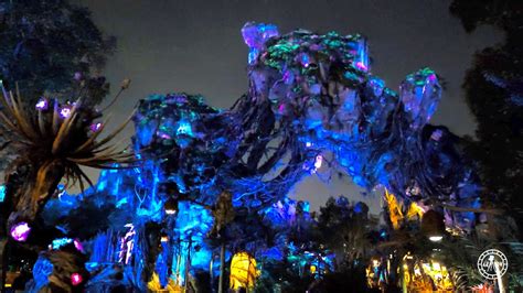 Nighttime Walk Around Avatar Land At Disneys Animal Kingdom In 4k