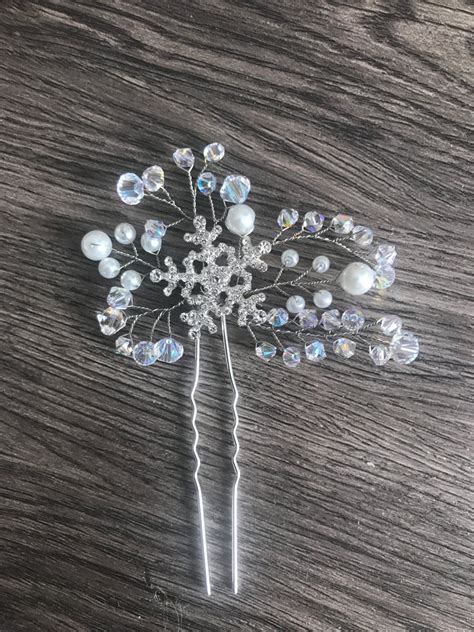 Snowflake Hair Pin Wire Princess