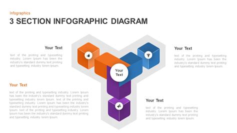 3 Section Infographic Template For Presentations Slidebazaar