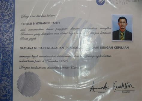 Peluang terbuka kepada semua pelajar ijazah sarjana muda pendidikan yang berkelayakan. OUM Perak Online Community: April 2011