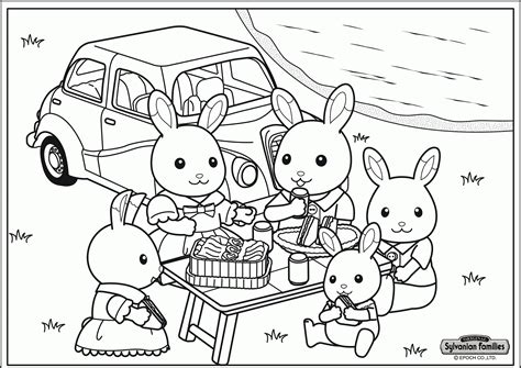 Bugatti for father day coloring pages. Coloring Pages Family Picnic - Coloring Home