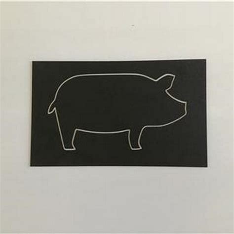 Pig Stencil And Silhouette Set Castaway Mouldings And Designs Store