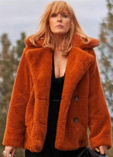 Beth Dutton Fur Jacket Kelly Reilly Yellowstone Jacket