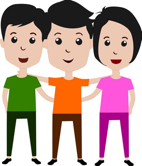 Group Of Friends Clip Art Image Clipsafari