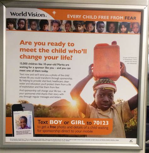 Here Is A New Advert From International Development Charity World