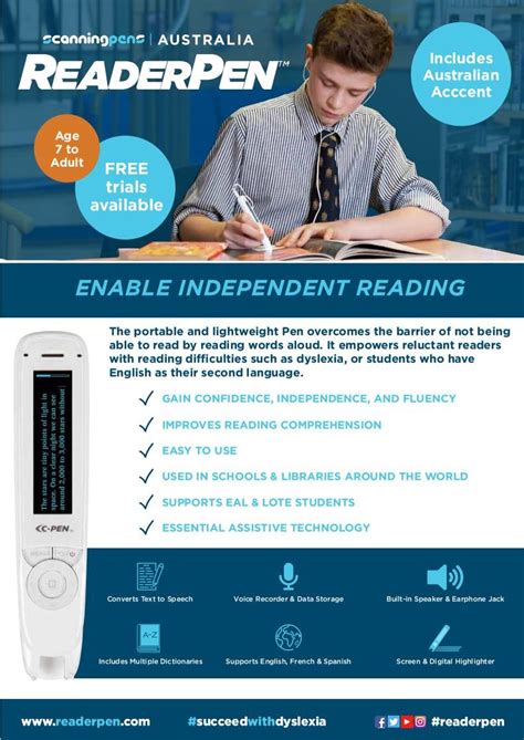 Reader Pen Tool For Dyslexia Or Reading Difficulties Investigator College