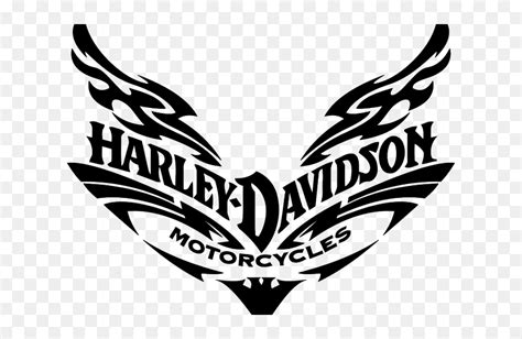 Silhouette Harley Davidson Vector Hd Png Download Vhv