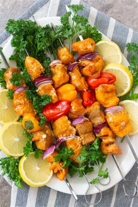 Grilled Salmon Shish Kabobs Video Unicorns In The Kitchen