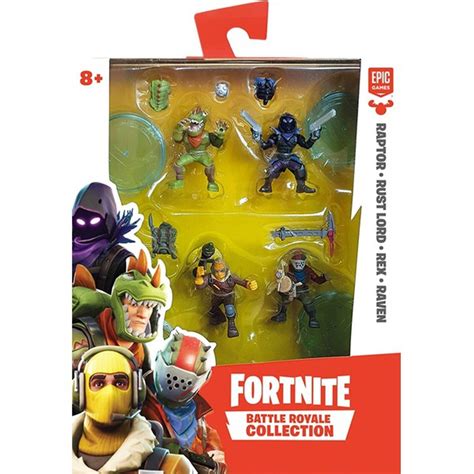 Fortnite Battle Royale Collection Raptor Rust Lord Rex Reaven 2 Mini