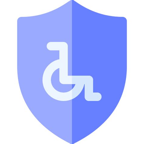 Disability Insurance Basic Rounded Flat Icon