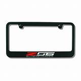 Pictures of Corvette License Plate Frame C7