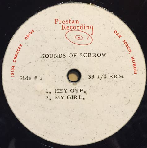 Sounds Of Sorrow Sounds Of Sorrow Acetate Discogs