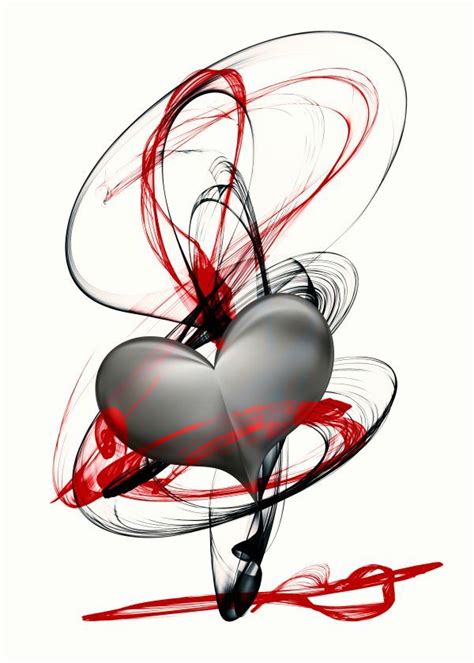 Embrace My Heart Abstract Poster Poster Prints Imagination Illustration