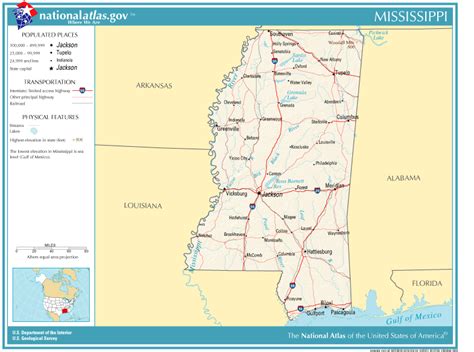 United States Geography For Kids Mississippi