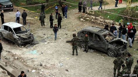 Deadly Blast Hits Hezbollah Checkpoint In East Lebanon Bbc News
