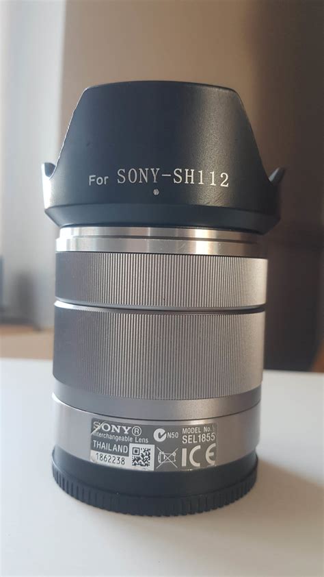 Silver Sel1855 E Mount 18 55mm F35 56 Oss Zoom Lens For Sony