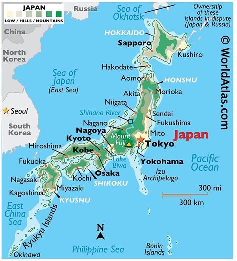 Japan Karten Fakten Weltatlas