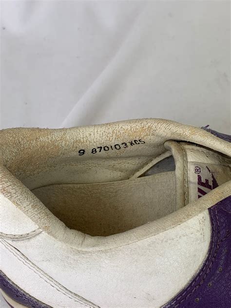 Jahrgang Nike Damen Schuhe Og 80er Jahre Weiß Lila Größe 8 Etsy