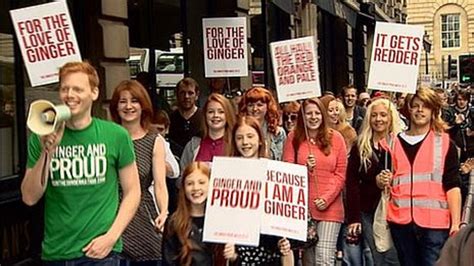 Redheads Stage Ginger Pride March At Edinburgh Fringe Bbc News
