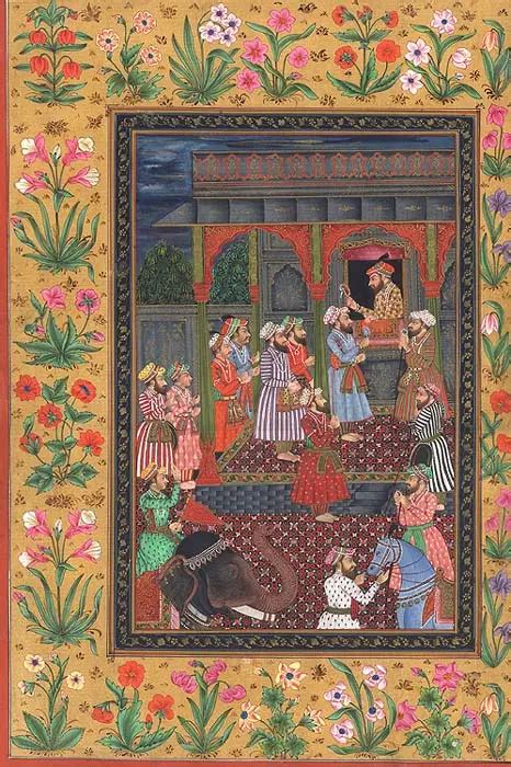 Mughal Court Exotic India Art
