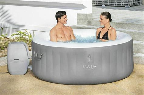 New Bestway E St Lucia Saluspa Airjet Inflatable Hot Tub X