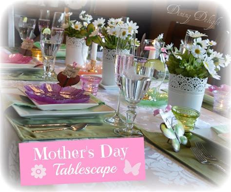 Butterflies And Daisies Mothers Day Tablescape Mothers Day