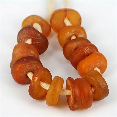 Collectible Old Antique Real Amber Beads North Africa Amber Resin Amber Beads Amber