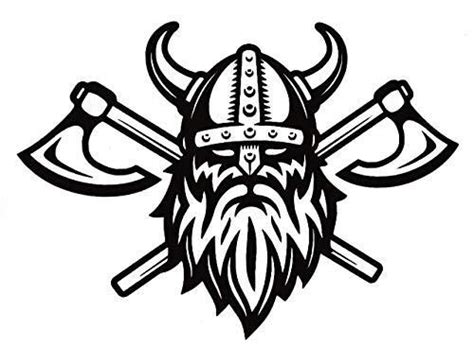 old norse viking warrior vinyl decal viking bumper sticker perfect norse rune scandinavian