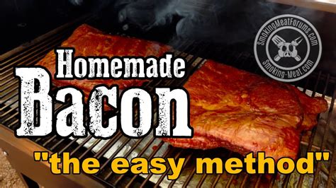 Make Your Own Bacon At Home Easy Peasy Smoking Youtube