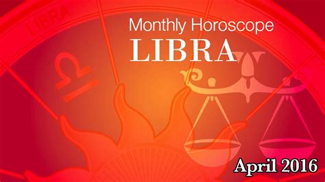 Libra Monthly Horoscope For April 2016 Prakash Astrologer Youtube