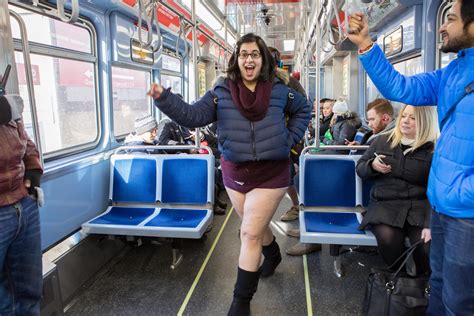 Photos From The No Pants Subway Ride