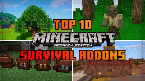 Top 10 Survival Add Ons For Minecraft Bedrock Edition Minecraft