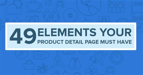 49 Elements On A Perfectly Designed Product Page Infographic