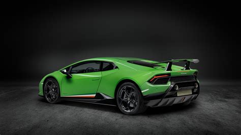 Download Lamborghini Huracán Green Sports Car 1920x1080 Wallpaper