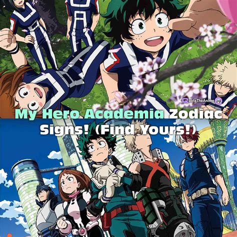 Boku No Hero Zodiac Zodiac Signs As My Hero Academia Characters Astro